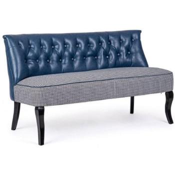 Casa Padrino Premium Chesterfield Kunstleder Sofa 136x66x76 cm