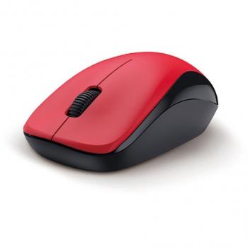 Genius NX-7000 Wireless Mouse, 2.4 GHz with USB Pico Receiver, Adjustable DPI levels up to 1200 DPI, 3 Button with Scroll Wheel, Ambidextrous Design, Red