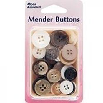 Hemline Mender Buttons Assorted Colours