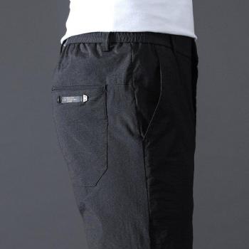 Pantalones informales de verano para hombre en viscosa