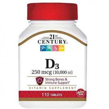 1st Century Vitamin D3 10000 IU Tablets 110ct