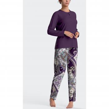 Estilo Oriental: Pijama Largo Femenino
