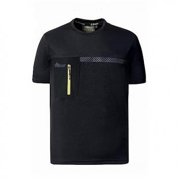T‑shirt de Travail Crystal Noir 5XL – Manches Courtes