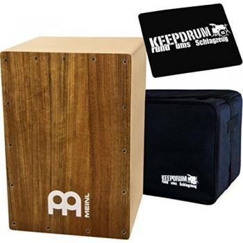 Meinl Cajon DIY Bausatz Ovangkol mit Tragetasche und Sitzpad
