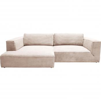 TOM TAILOR HOME Big Cube Style Ecksessel – 270 cm Breite, beige Cord