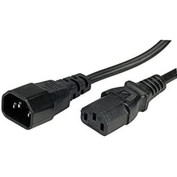 Cable de alimentación para CPU a monitor 0,5m Negro Value