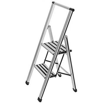 WENKO Design Klappleiter mit XXL-Stufen