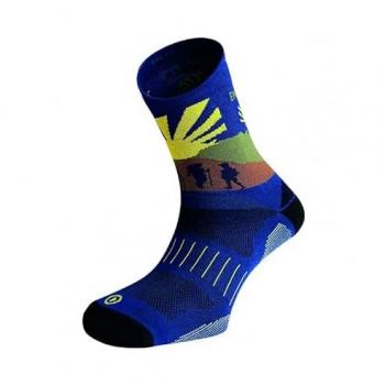 Calcetines enforma peregrino azul indigo
