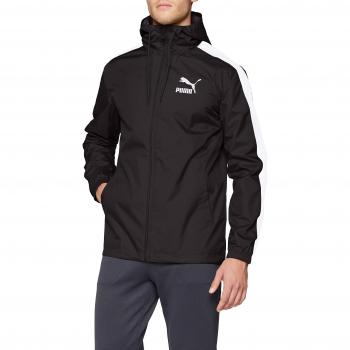 PUMA Herren Windbreaker Jacke Classics Logo schwarz