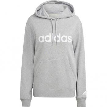Adidas Essentials Linear Hoody Damen in dunkelgrau