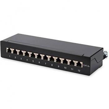 Assmann DIGITUS Desktop cat.6A Patchpanel 12-port RJ45 8P8C LSA