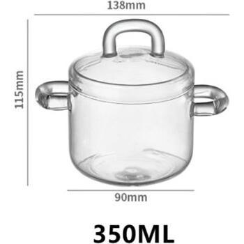 Transparent Glass Soup Cup