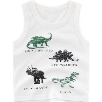 Kids Cartoon Sleeveless Shirt