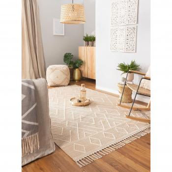 Parquet Douillet Beige – Tapis 80 cm x 150 cm