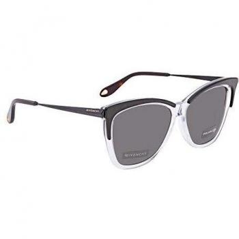 Givenchy's GV 7071/S Sunglasses with Black Crystal/Grey Frame