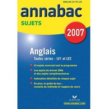 Annabac 2007 Anglais LV1
