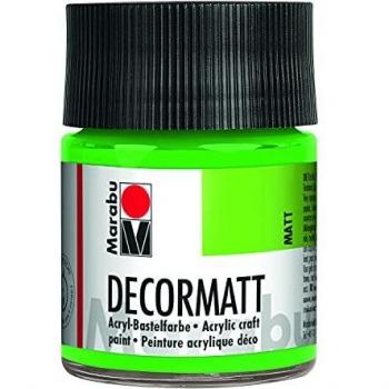 Marabu Decormatt gelbgrün Acrylfarbe 50 ml