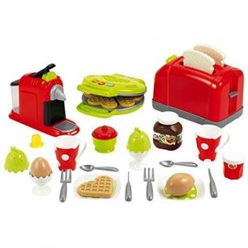 Ecoiffier 100 % Chef Toaster und Kaffeemaschine Set