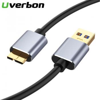 Externes Festplattenverlängerungskabel USB 3.0 Typ A auf Mikro B