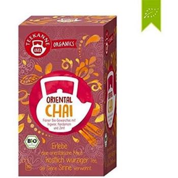 TEEKANNE Bio Chai Oriental, 20 bolsitas de doble cámara (36 g)