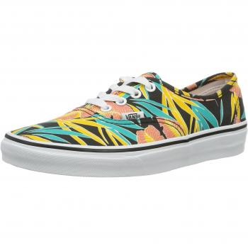 Vans Damen Ua Authentic Sneaker, Schwarz (Tropical Leaves), Größe 36