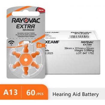 Piles auditives RAYOVAC A13 13A