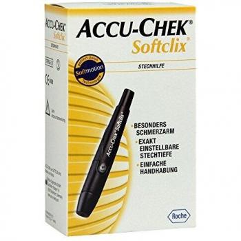 Accu-Chek Softclix Stechhilfe schwarz, 1 St