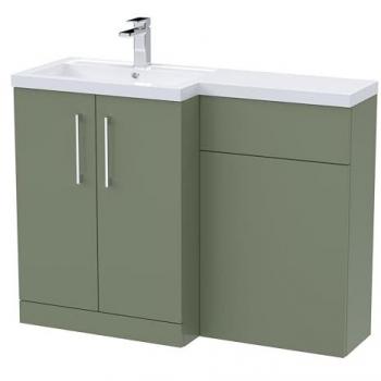 Level Furniture Combination Vanity Basin and WC Unit Left Hand