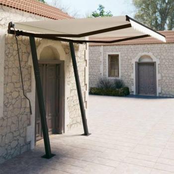 Retractable Shade Prolenta Premium with Colorful Posts