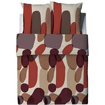 Les Ateliers du Linge Parure de lit Jopline avec Housse de couette et taie(s) d'oreiller imprimé 260 x 240 cm