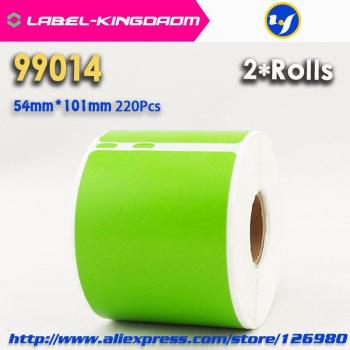Dymo 99014 Rodillos Verde 54mm x 101mm Compatibles