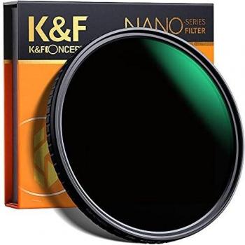K&F Concept 49mm Variabler Graufilter ND8-128