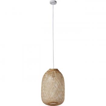 Suspension Bari en bambou tressé