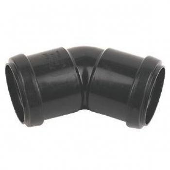 FloPlast Push Fit Waste Bend 135° 40mm Black