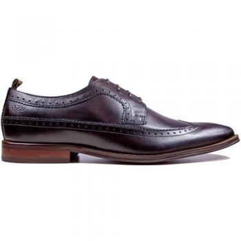 Braun‑Leder Herren Derby von Base London Havisham