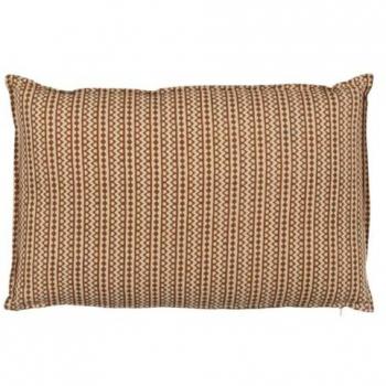 Natec Baumwollkissen Braun‑Beige 60x40 cm