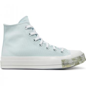 Chuck 70 Marbled Hi Sneakers aus Stoff von Converse Blau