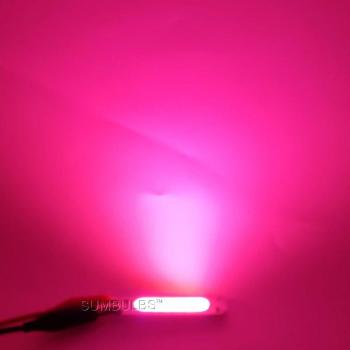 LED naranja COB 60x15mm 12V 2W para coche