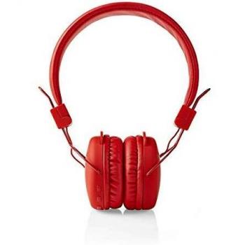 Casque Enveloppant Sans Fil avec Détails Rouges