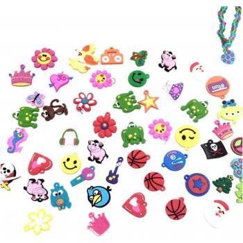 DIY Colorful Mini Charms and Pendants for Rubber Band Bracelets