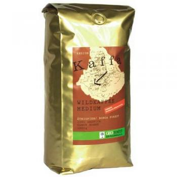 Kaffa Bio Wildkaffee Mittel – Ganze Bohnen (1 kg)