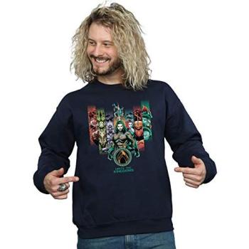 Aquaman Unite the Kingdoms 3XL Navy Sweatshirt for Men