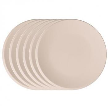 Piatto da portata Villeroy & Boch NewMoon Set beige a 6 pezzi