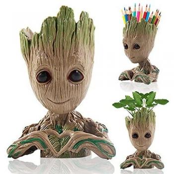 Baby Groot Flower Pot with Drainage Hole