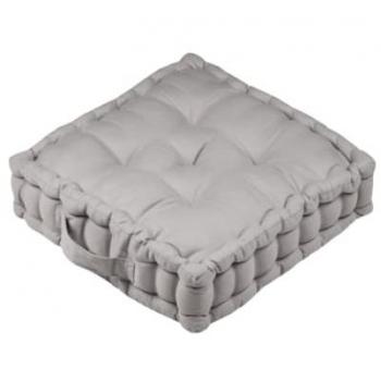 Coussin de sol en satin de coton