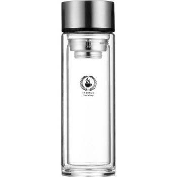 Bebida doble capa resistente a quemaduras en borosilicato para hogar/oficina