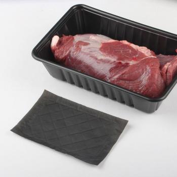 Misource 160x100mm 45ml 500pcs Salmon Fillet Tray with Absorbent Pad
