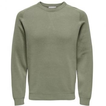Pull Tricoté Only & Sons 22027590-SHD Vert