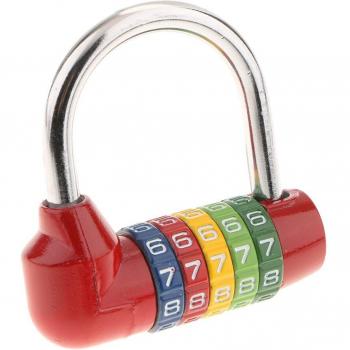 Zinc Alloy 5-Dial Combination Lock