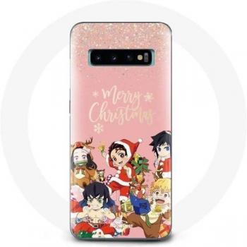 Festliche Demon Slayer Hülle für Samsung Galaxy S10 Plus
